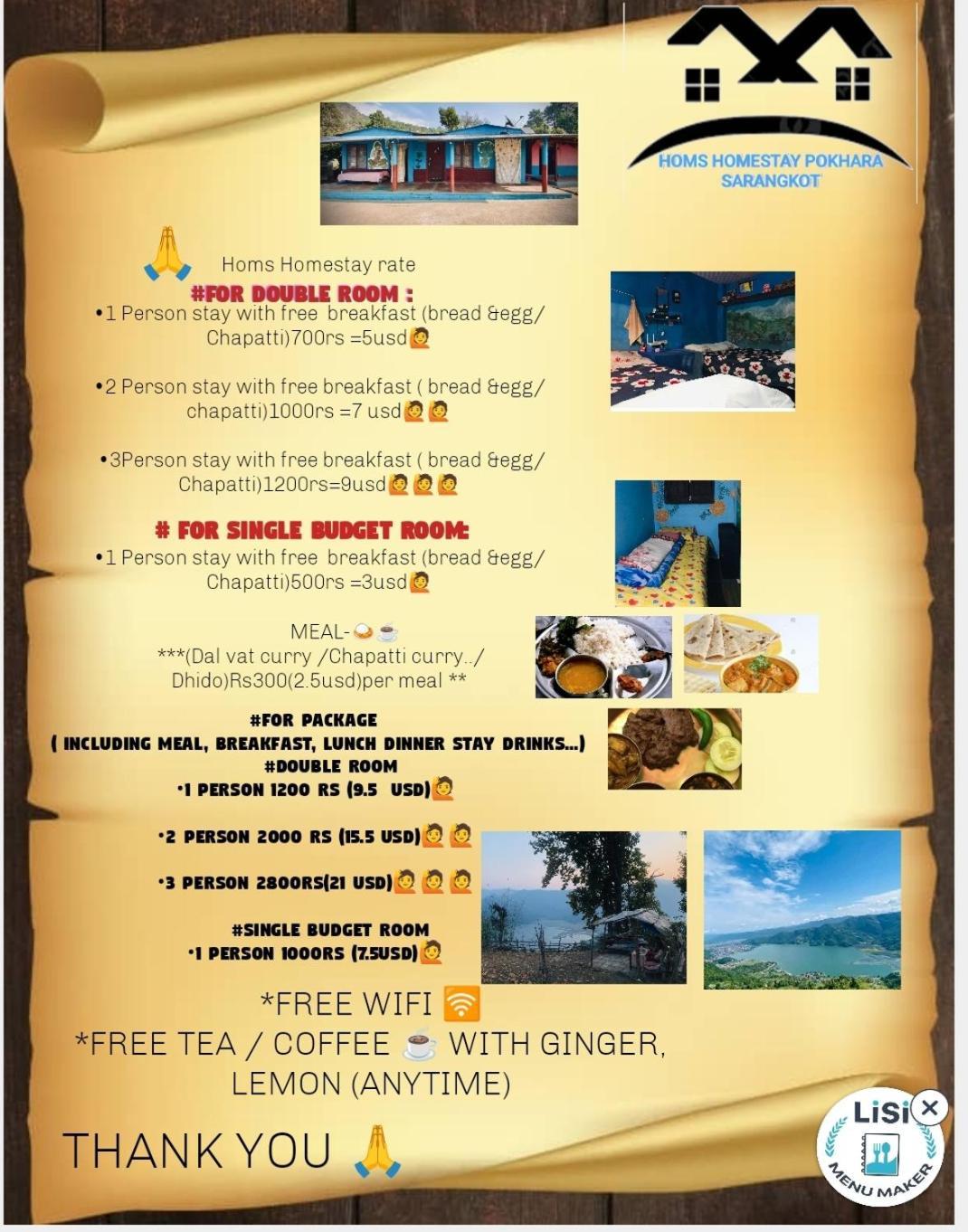 Hom's & Sarangkot Homestay Pokhara